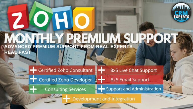 Zoho Monthly Support & Development