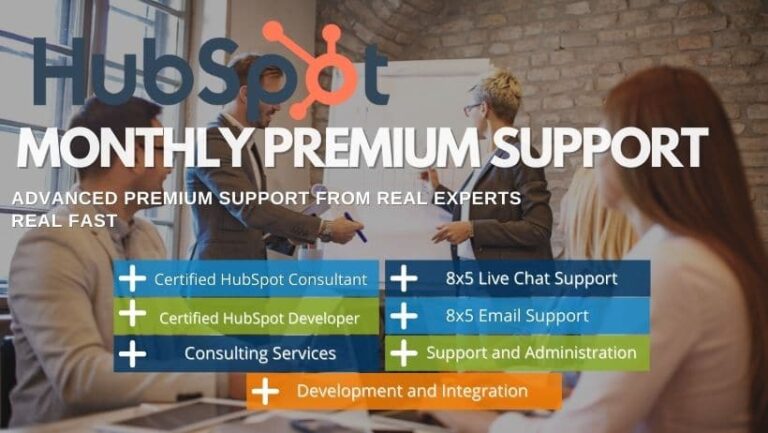 HubSpot Monthly Premium Support and Development