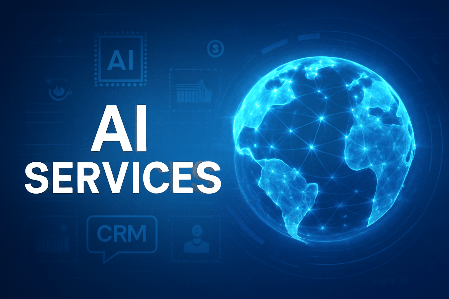 Innovative AI-generated business solutions illustration showcasing digital transformation and enterprise technology integration