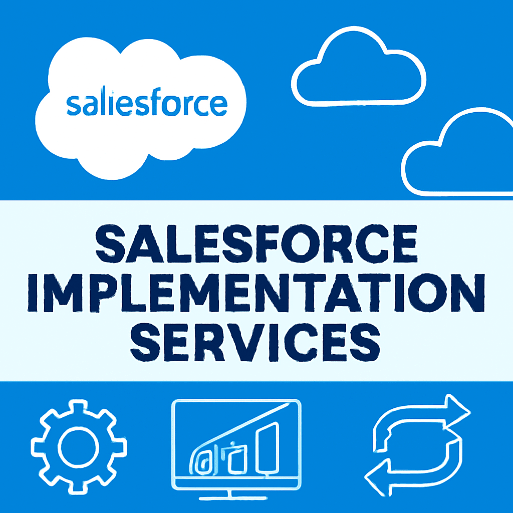 Sophisticated AI-generated business development illustration featuring modern technology solutions and professional services automation
