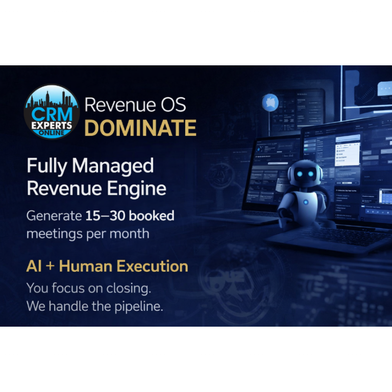 Revenue OS Dominate fully managed revenue engine with AI and human execution