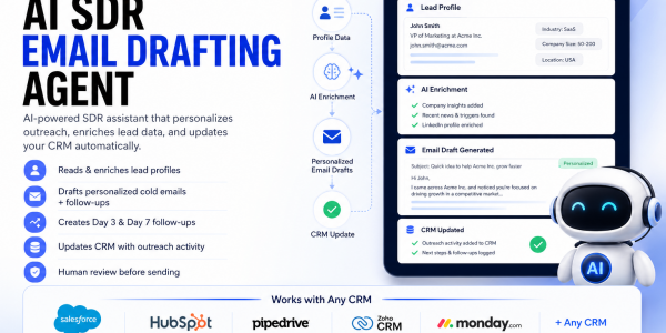 AI SDR Email Drafting Agent for Any CRM by CRM Experts Online