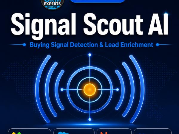Signal Scout AI buying signal detection and lead enrichment platform with CRM integrations for GoHighLevel, Salesforce, HubSpot, and Zoho CRM.